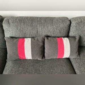 J.Crew Boucle Rugby set of 2 accent pillows, 12”x18”